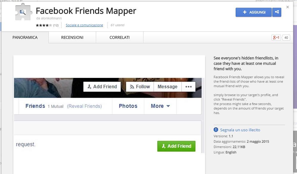 facebook friend mapper extension 2018